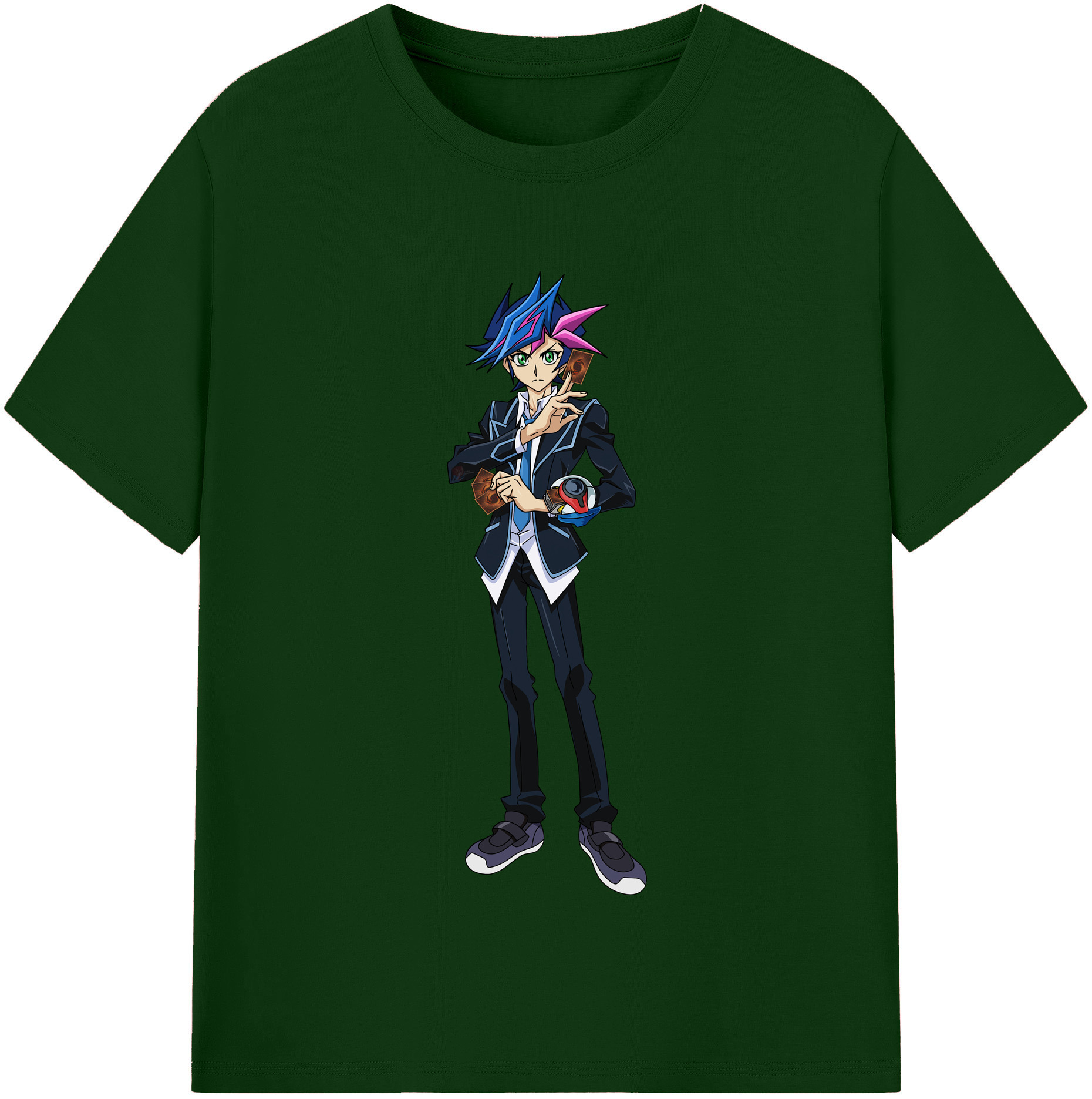 （画像用） 遊☆戯☆王 Yu-Gi-Oh! 綿100％半袖Tシャツ（フロントプリント）